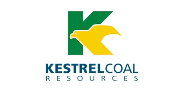 kestrel coal resources logo on transparent background