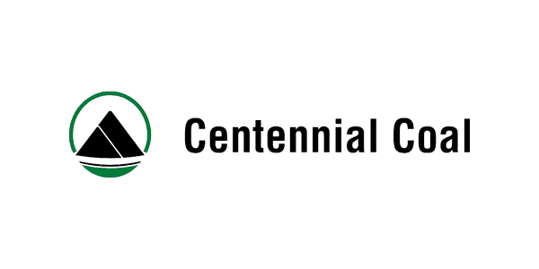 centennial coal logo on transparent background