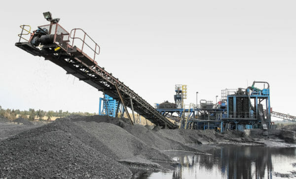 a photo of coal